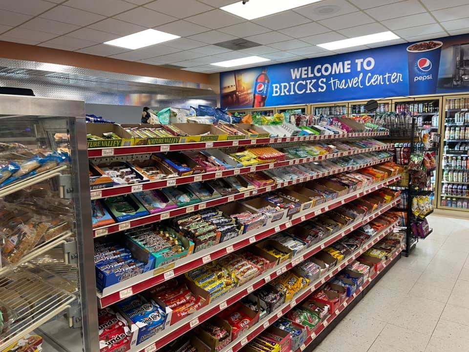 Candy Aisle of Bricks Gas Station