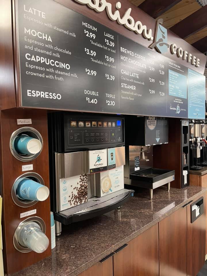 Caribou Coffee Station At Bricks Travel Center