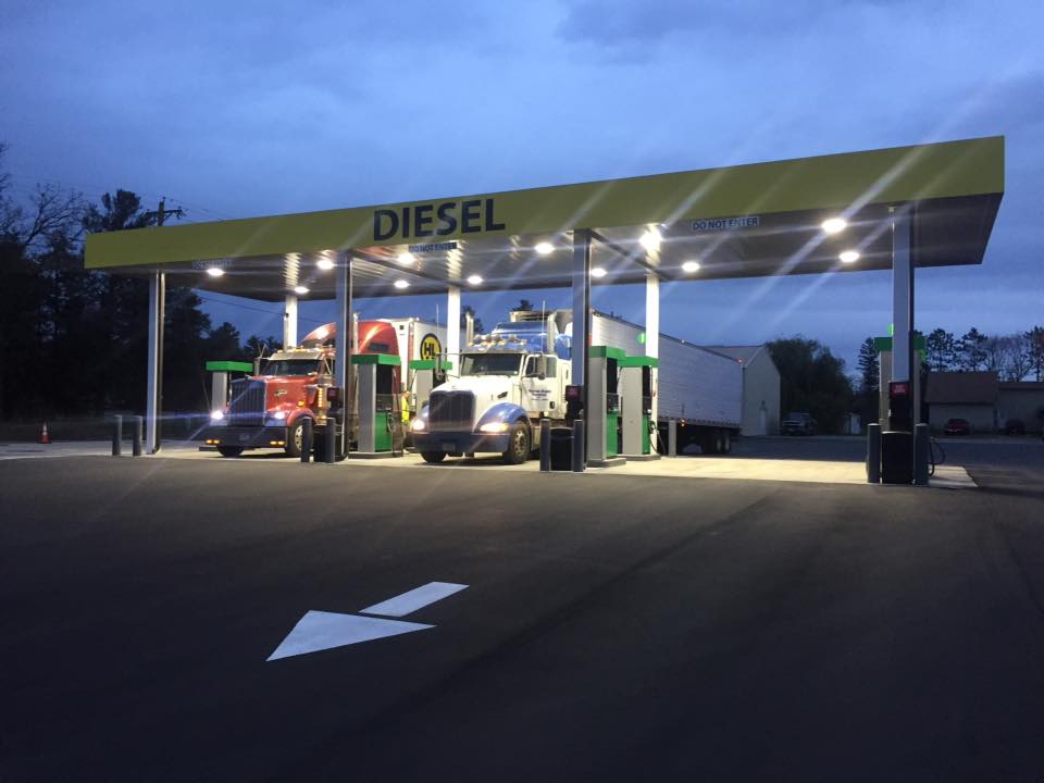 Diesel Gas Pumps at Bricks Travel Center